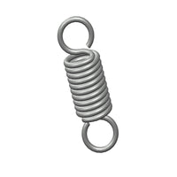 Zinc Extension Spring 61.93mm Length (various sizes) - Just Springs