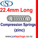 Zinc Compression spring  22.40mm in Length