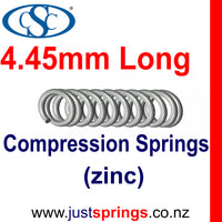 Zinc Compression spring  04.45mm in Length