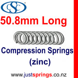 Zinc Compression spring  50.8mm in Length